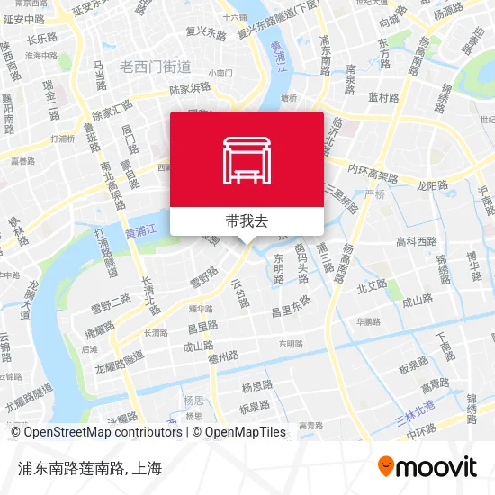 浦东南路莲南路地图
