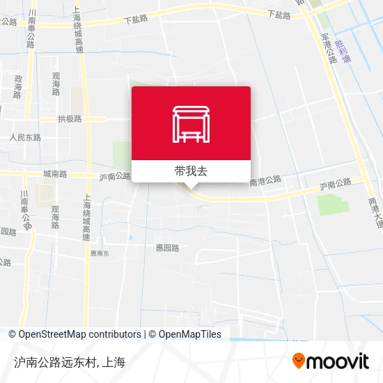 沪南公路远东村地图
