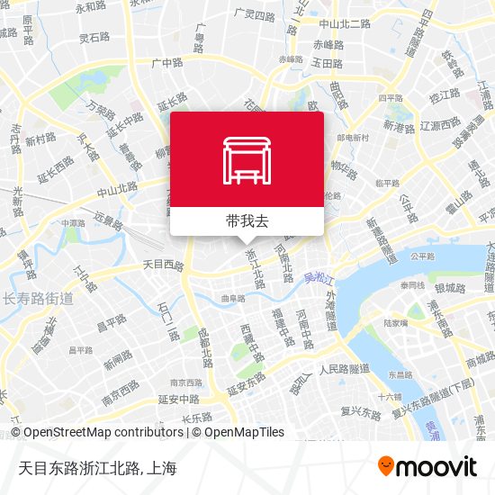 天目东路浙江北路地图