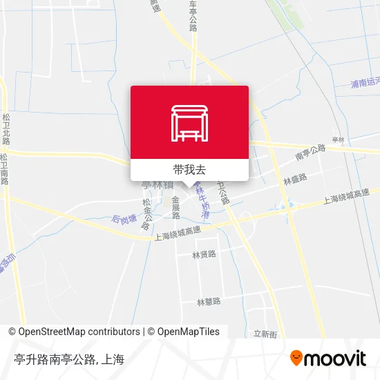 亭升路南亭公路地图