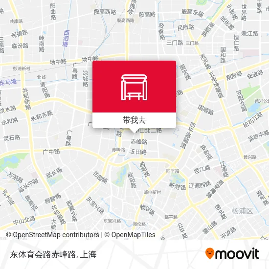 东体育会路赤峰路地图