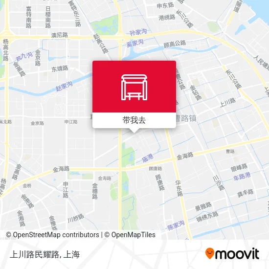 上川路民耀路地图