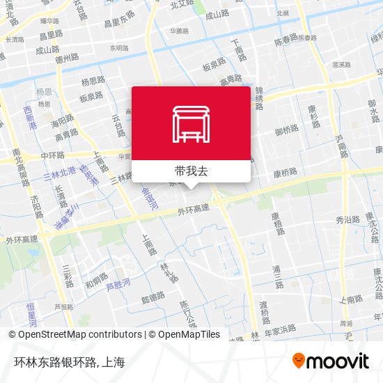 环林东路银环路地图