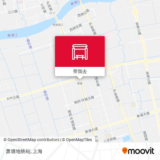 萧塘地铁站地图