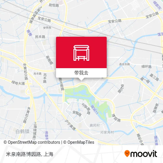 米泉南路博园路地图