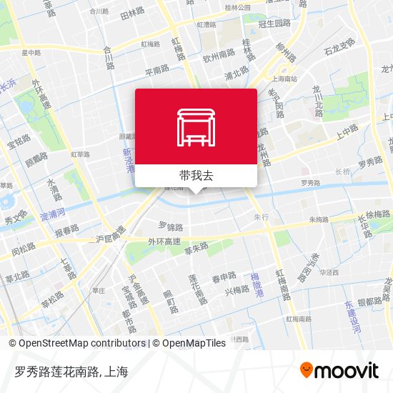 罗秀路莲花南路地图