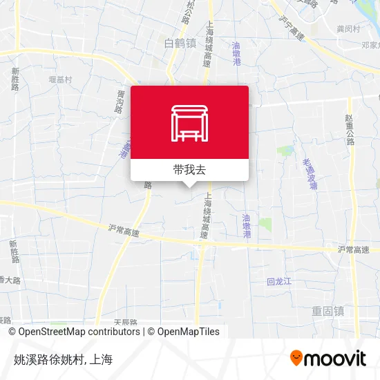 姚溪路徐姚村地图
