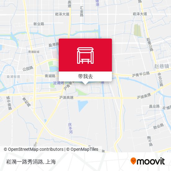 崧漪一路秀涓路地图