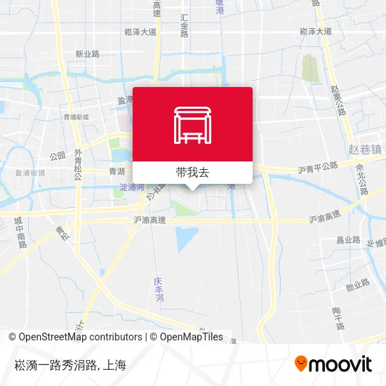 崧漪一路秀涓路地图