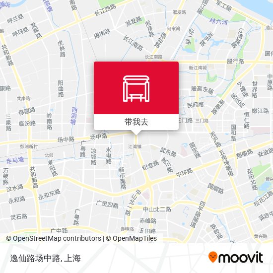 逸仙路场中路地图