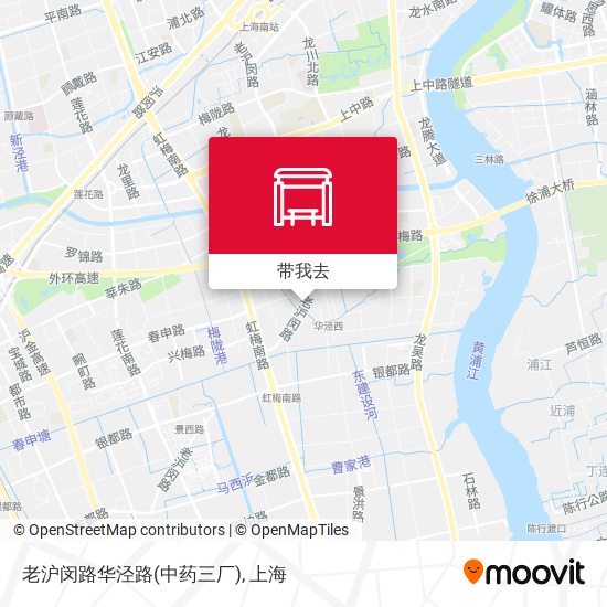 老沪闵路华泾路(中药三厂)地图