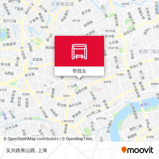 吴兴路衡山路地图