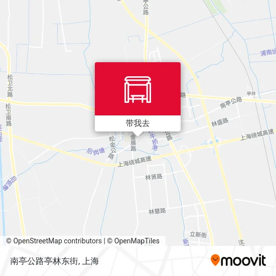 南亭公路亭林东街地图