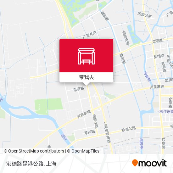 港德路昆港公路地图