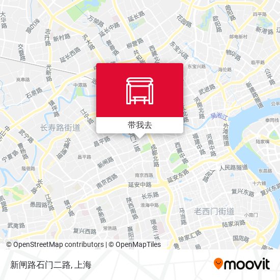新闸路石门二路地图