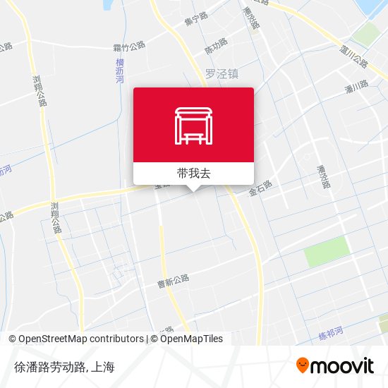 徐潘路劳动路地图