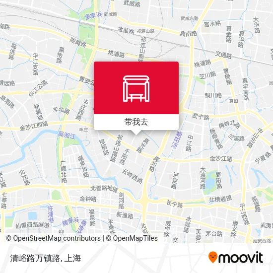 清峪路万镇路地图