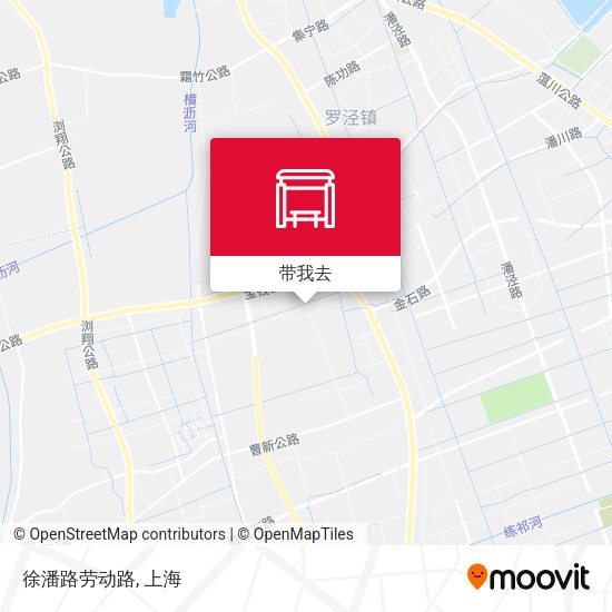 徐潘路劳动路地图