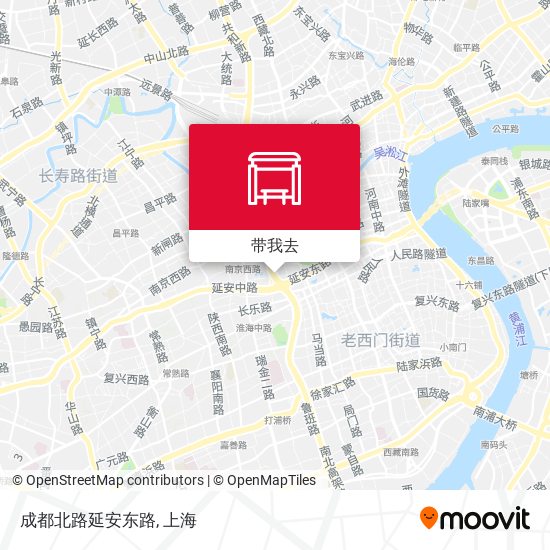 成都北路延安东路地图