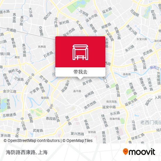 海防路西康路地图