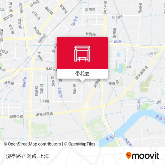 泖亭路香闵路地图