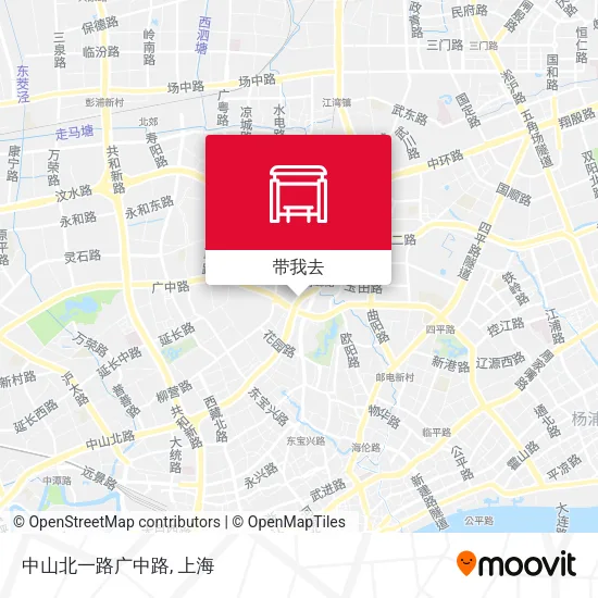 中山北一路广中路地图