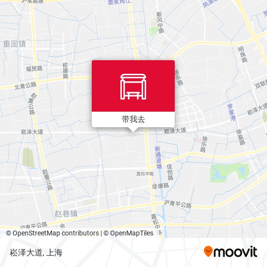 崧泽大道地图