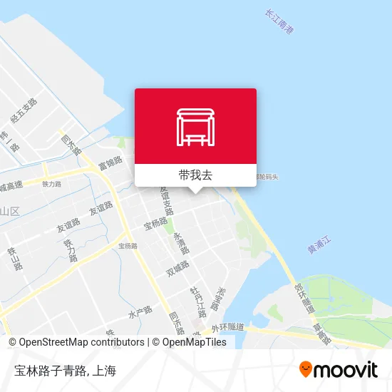 宝林路子青路地图
