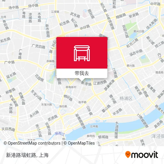 新港路瑞虹路地图