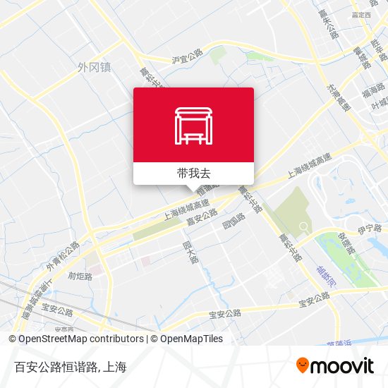 百安公路恒谐路地图