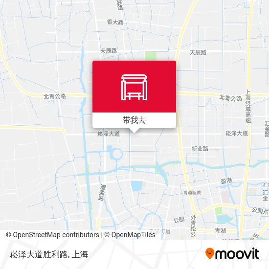 崧泽大道胜利路地图