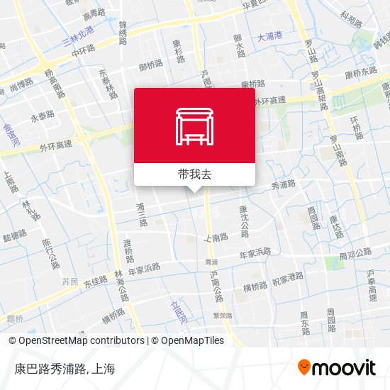 康巴路秀浦路地图