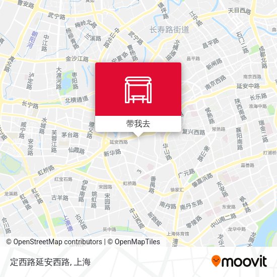 定西路延安西路地图