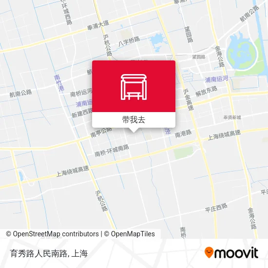 育秀路人民南路地图
