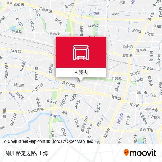 铜川路定边路地图