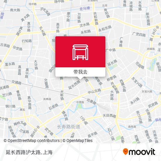 延长西路沪太路地图