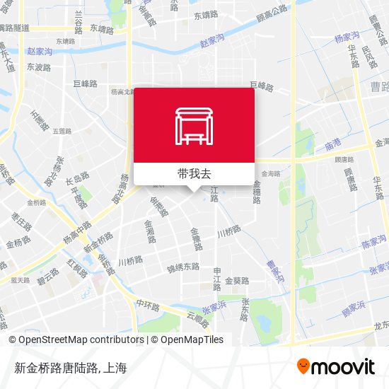 新金桥路唐陆路地图