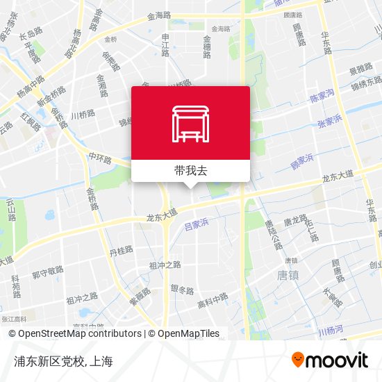 浦东新区党校地图