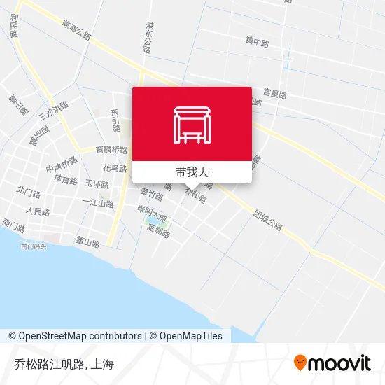 乔松路江帆路地图