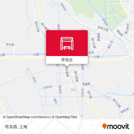 塔东路地图