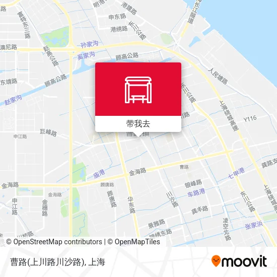 曹路(上川路川沙路)地图