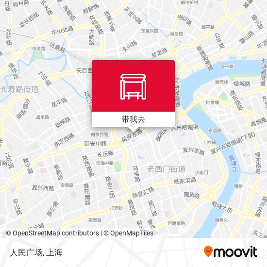 人民广场地图