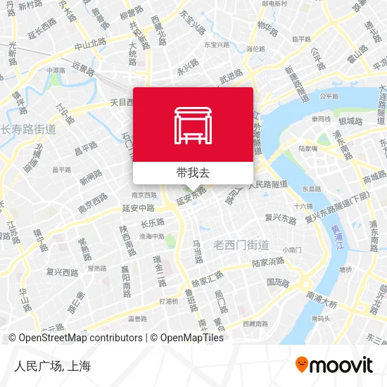人民广场地图