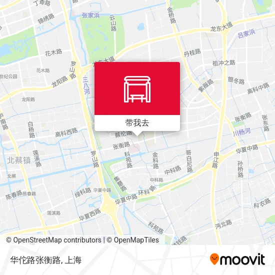 华佗路张衡路地图