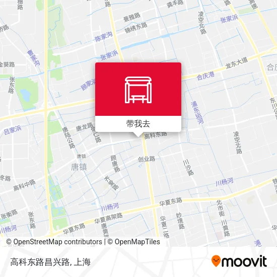 高科东路昌兴路地图