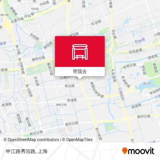 申江路秀沿路地图