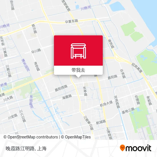 晚霞路江明路地图