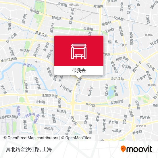 真北路金沙江路地图