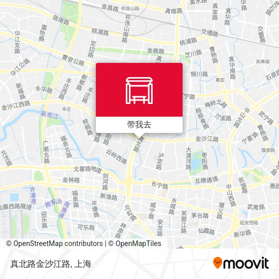 真北路金沙江路地图
