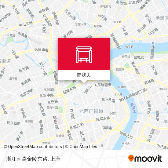 浙江南路金陵东路地图